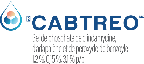 PrCABTREOMC (gel de phosphate de clindamycine à 1,2 % p/p, d’adapalène à 0,15 % p/p et de peroxyde de benzoyle à 3,1 % p/p)